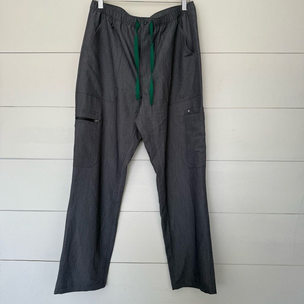 Figs Men’s Large Grey Cairo Cargo Scrub Pants
